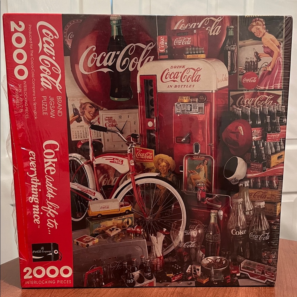1986 Springbok Coca Cola Centennial Vintage Jigsaw Puzzle
